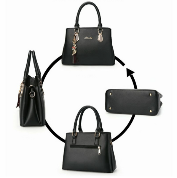 Dreamtale Fashionable 2 In 1 Premium PU Leather Women Handbag