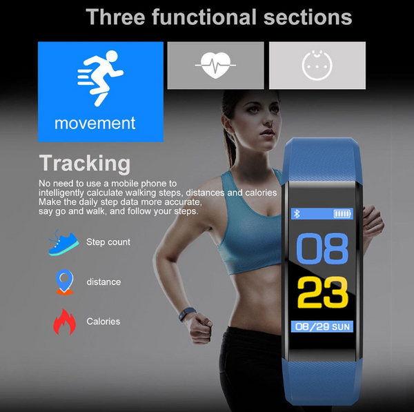 [Bundle Set of 3] [Only at RM89] Multi-Functional Fitness Smart Sports Watch Band