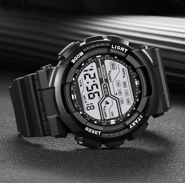 Classic Designed Multi-Functional Unisex LED Digital Watch