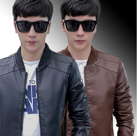 [100% Ready Stock] Stylish Premium Leather Men Jacket