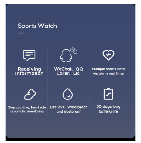 [100% Ready Stock] Multi-Functional Digital Fitness Sports Smart Watch