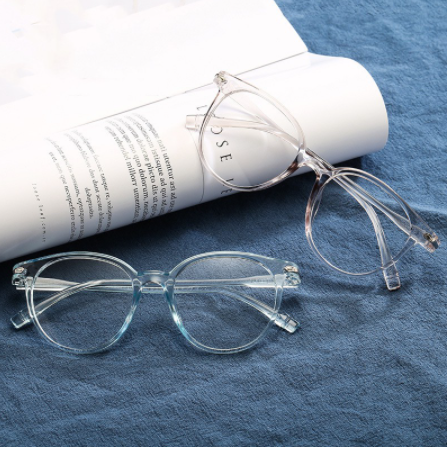 [100% Ready Stock] Vintage Retro Round Designed Clear Lens Glasses