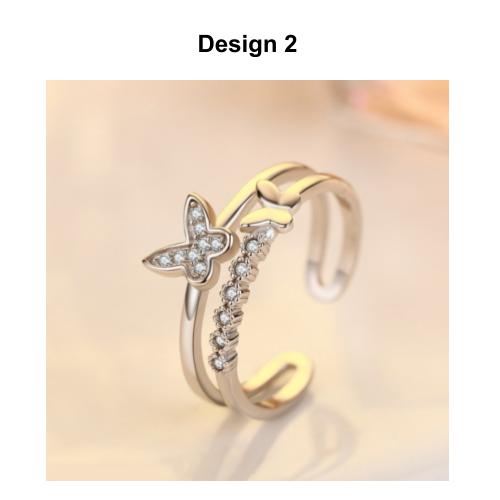 [Buy 2 Rings @ Rm45] [Come With Ring Box] Trendy Minimalist Designed Premium Women Ring