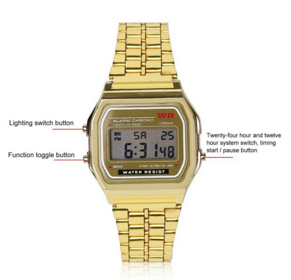 [Bundle for 2 @ RM45] [100% Ready Stock] Snova Digital Stainless Steel Premium Watch