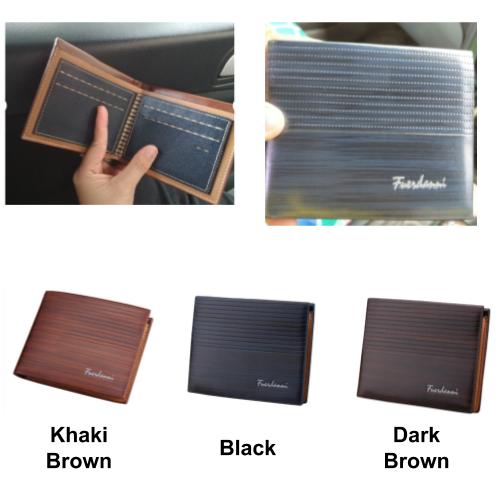 [Bundle For 2 @ RM45] [100% Ready Stock] Premium PU Leather Slim Wallet