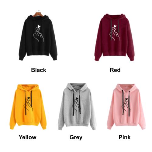 [2 For RM70] [100% Ready Stock] Fashionable Love Designed Women Sweater