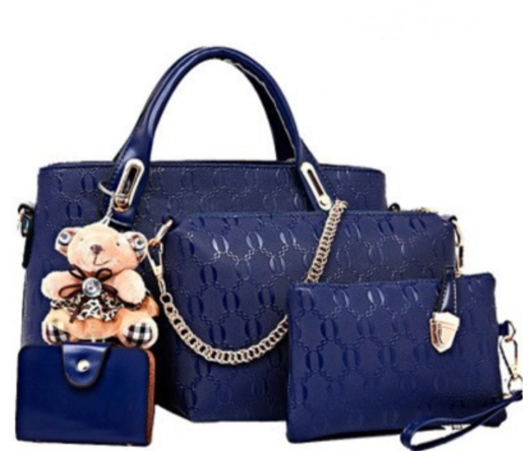 Premium PU Leather 5 in 1 Women Handbag