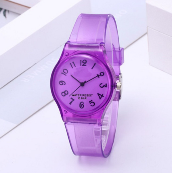 [2 For RM25] [100% Ready Stock] Colorful Jelly Sports Band Unisex Watches