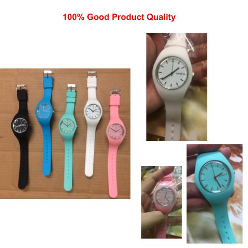 [100% Ready Stock] Trendy Korean Inspired Jelly Analog Watch
